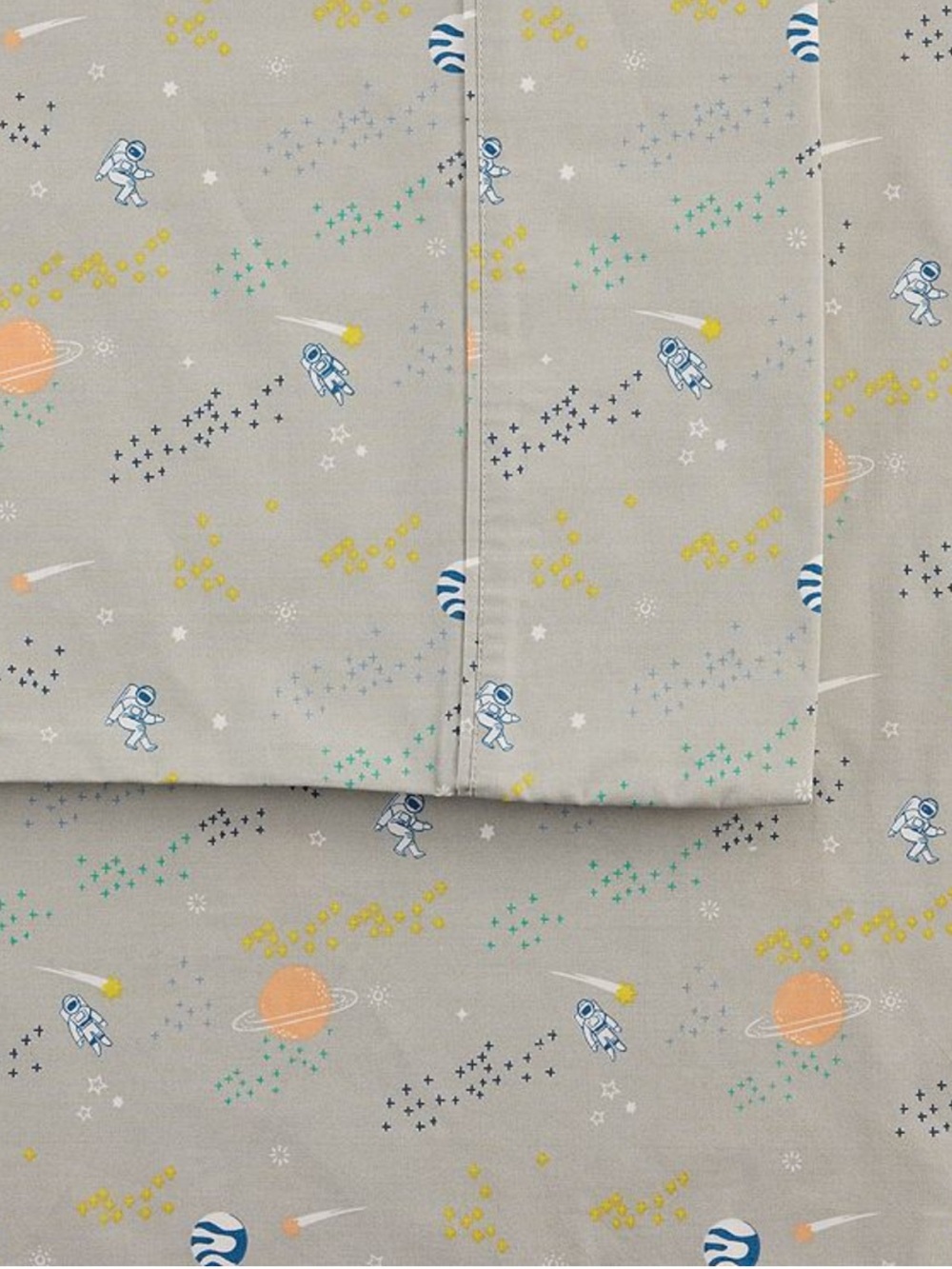 The Big One Kids Space Explorers Easy Care Standard Queen Pillowcase Set